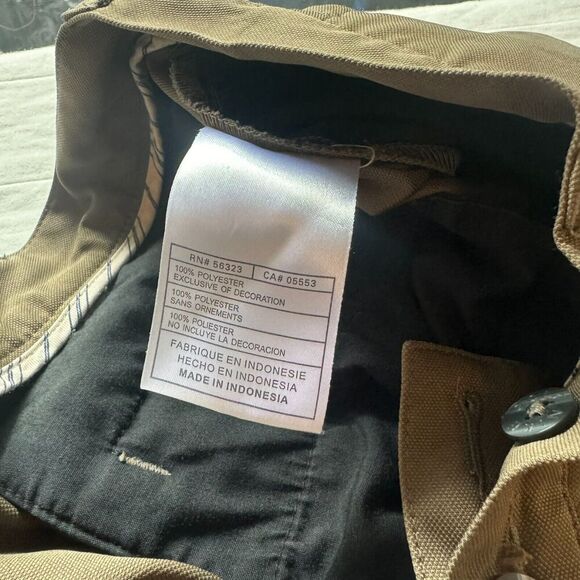 Nike Golf Shorts Mens 38 Dri-Fit Brown Chino Pants Swoosh Standard Fit Pleated - Picture 8 of 10